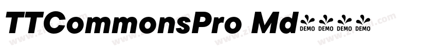 TTCommonsPro Md字体转换